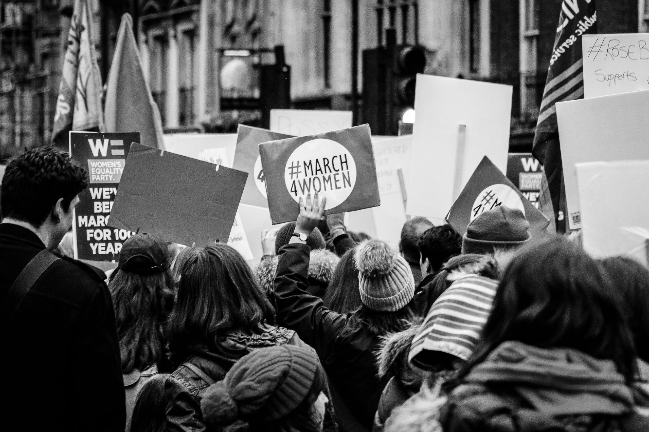 Women protesting